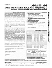 DataSheet MAX3243E pdf